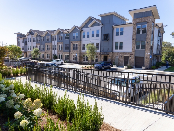 detailed drawing of Walter Crossing Apartments