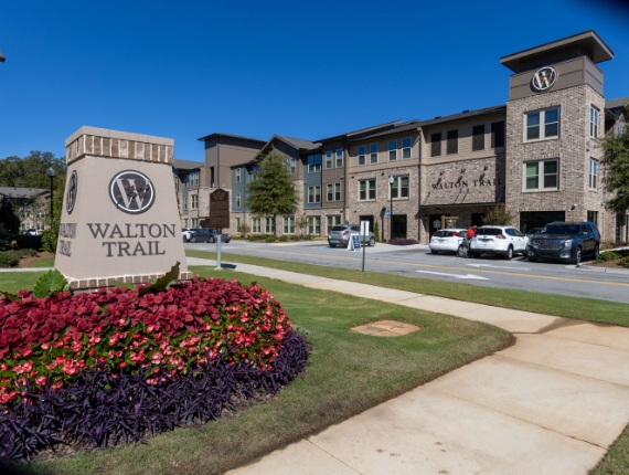 detailed drawing of Walter Trail Apartments